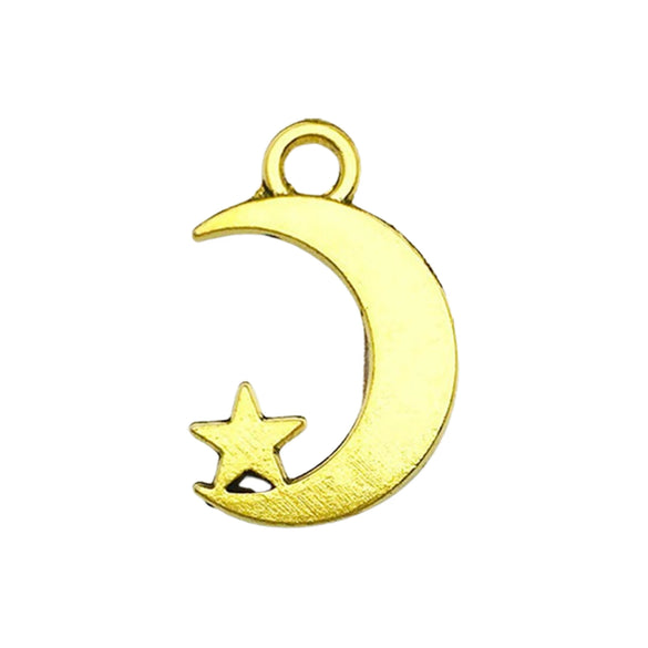 Jewelry Accessories Alloy Mixed Sun Moon Star Natural Style Electroplating Diy Bracelet Necklace Earrings Pendant