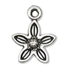 Jewelry Accessories Alloy Vintage Flower Pendant Electroplating