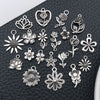 Jewelry Accessories Alloy Vintage Flower Pendant Electroplating