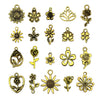 Jewelry Accessories Alloy Vintage Flower Pendant Electroplating