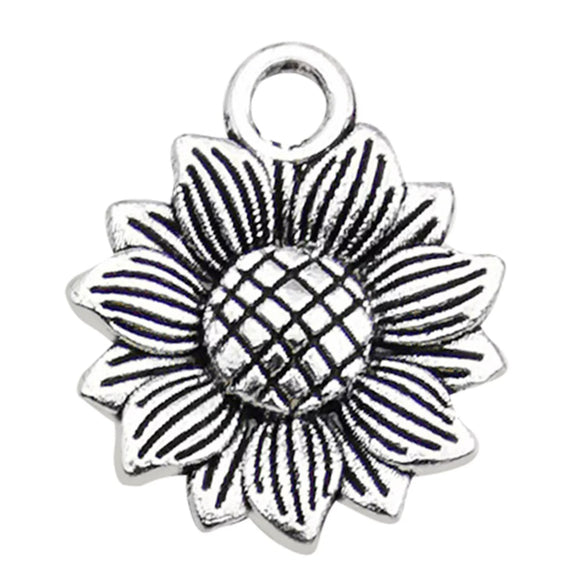 Jewelry Accessories Alloy Vintage Flower Pendant Electroplating