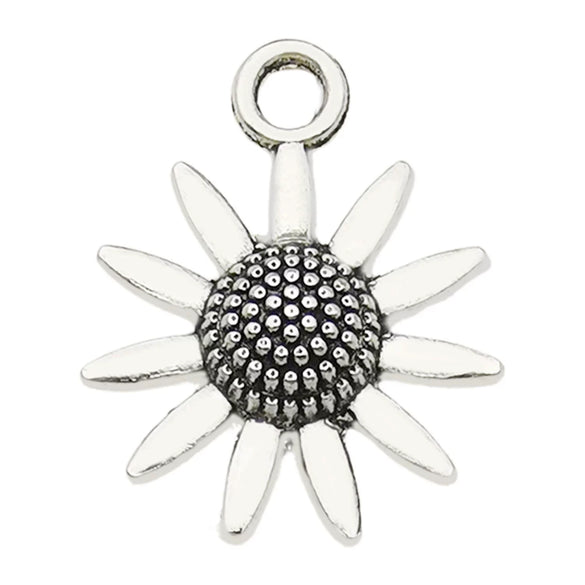 Jewelry Accessories Alloy Vintage Flower Pendant Electroplating