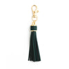 Jewelry Accessories Baotou Leather Bell Hat Tassel Edge Long Tassel Pu Artificial Leather Tassel Keychain Electroplating Solid Color