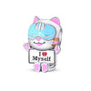 Jewelry Accessories Beads Bracelet Silver Plated Cat Dripping Oil Style