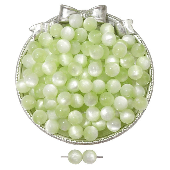 Jewelry Accessories Bracelet Diy Handmade Beaded Material With Plastic And Resin Round Bead Imitation Cat Eye