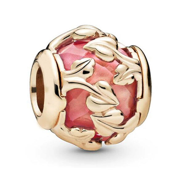 Jewelry Accessories Bracelet Metal Beaded With Love Painting Oil Exquisite Rose Totem Pattern Electroplating