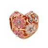 Jewelry Accessories Bracelet Metal Beaded With Love Painting Oil Exquisite Rose Totem Pattern Electroplating