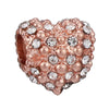 Jewelry Accessories Bracelet Metal Beaded With Love Painting Oil Exquisite Rose Totem Pattern Electroplating