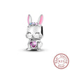 Jewelry Accessories Bracelet Necklace S925 Silver Tulip Pendant With Dripping Oil Treatment