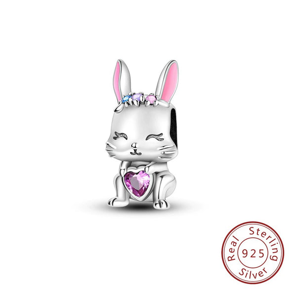 Jewelry Accessories Bracelet Necklace S925 Silver Tulip Pendant With Dripping Oil Treatment