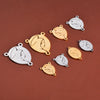 Jewelry Accessories Bracelet Pendant Titanium Steel Oval Triangular Electroplating Polishing