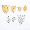 Jewelry Accessories Bracelet Pendant Titanium Steel Oval Triangular Electroplating Polishing