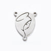 Jewelry Accessories Bracelet Pendant Titanium Steel Oval Triangular Electroplating Polishing