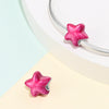 Jewelry Accessories Bracelet Pink Star Beads 925 Silver Plated Dripping Oil