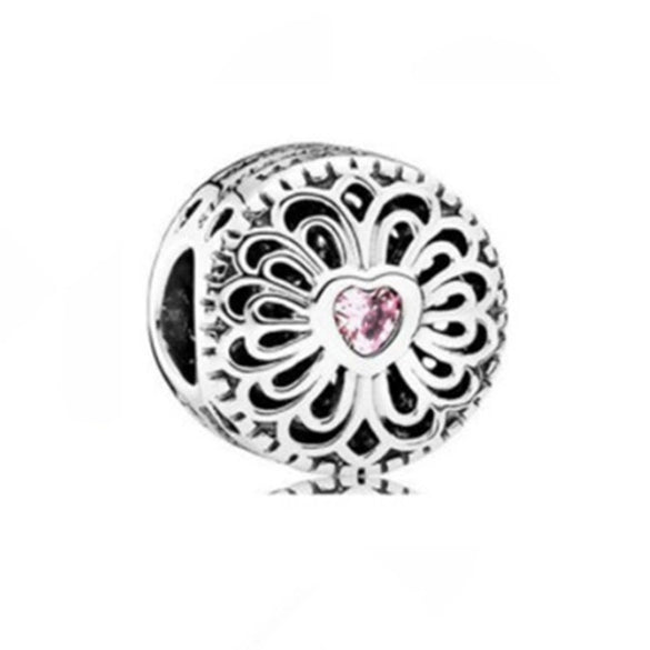 Jewelry Accessories Bracelet Silver Metal Totem Pattern Electroplated Love Life Tree Chain