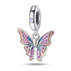 Jewelry Accessories Bracelet Silver Plated Heart Pendant Beads Dripping Oil Original Design