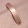 Jewelry Accessories Brushed Stainless Steel Curved Strip Geometric Connector Pendant