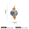 Jewelry Accessories Ceramic Pendant Stainless Steel Handmade Totem Curved Needle Earrings
