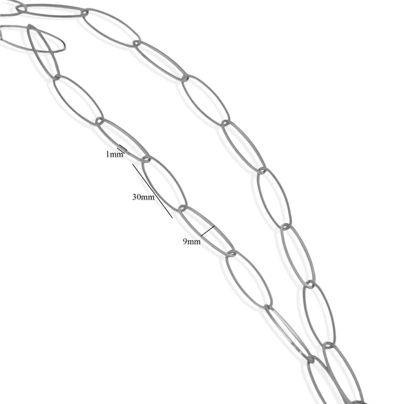 Jewelry Accessories Chain Stainless Steel Handmade Electroplated 18K Real Gold