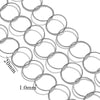 Jewelry Accessories Chain Stainless Steel Handmade Electroplated 18K Real Gold