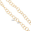 Jewelry Accessories Chain Stainless Steel Handmade Electroplated 18K Real Gold