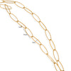Jewelry Accessories Chain Stainless Steel Handmade Electroplated 18K Real Gold