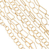 Jewelry Accessories Chain Stainless Steel Handmade Electroplated 18K Real Gold