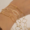 Jewelry Accessories Chain Stainless Steel Handmade Electroplated 18K Real Gold