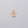 Jewelry Accessories Compass Pendant Stainless Steel Mirror Polished Round Hollow