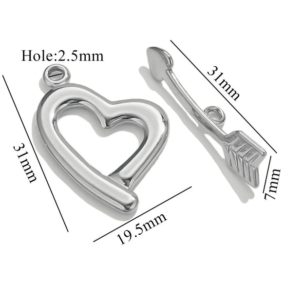 Jewelry Accessories Connection Buckle Stainless Steel Electroplating Gold Finishing