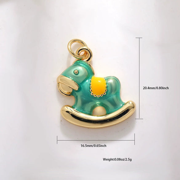Jewelry Accessories Copper Animal Zodiac Pendant Necklace With Electroplating