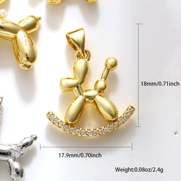 Jewelry Accessories Copper Animal Zodiac Pendant Necklace With Electroplating