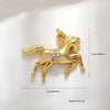 Jewelry Accessories Copper Animal Zodiac Pendant Necklace With Electroplating