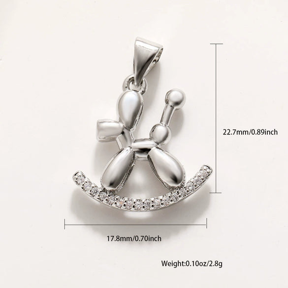 Jewelry Accessories Copper Animal Zodiac Pendant Necklace With Electroplating