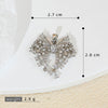 Jewelry Accessories Copper Butterfly Pendant Necklace Earrings Clavicle Chain Electroplated Cartoon Animal Style