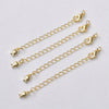 Jewelry Accessories Copper Geometric Electroplated Pearl Chain Bracelet Necklace With Lobster Clasp