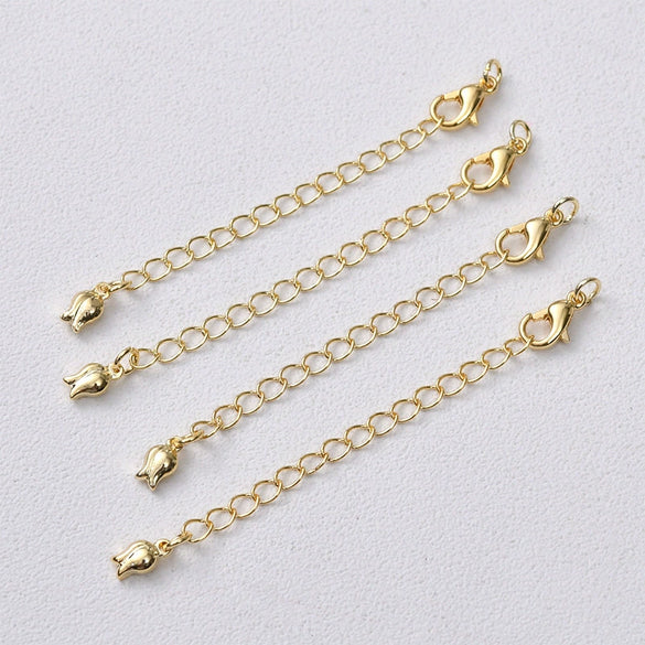 Jewelry Accessories Copper Geometric Electroplated Pearl Chain Bracelet Necklace With Lobster Clasp