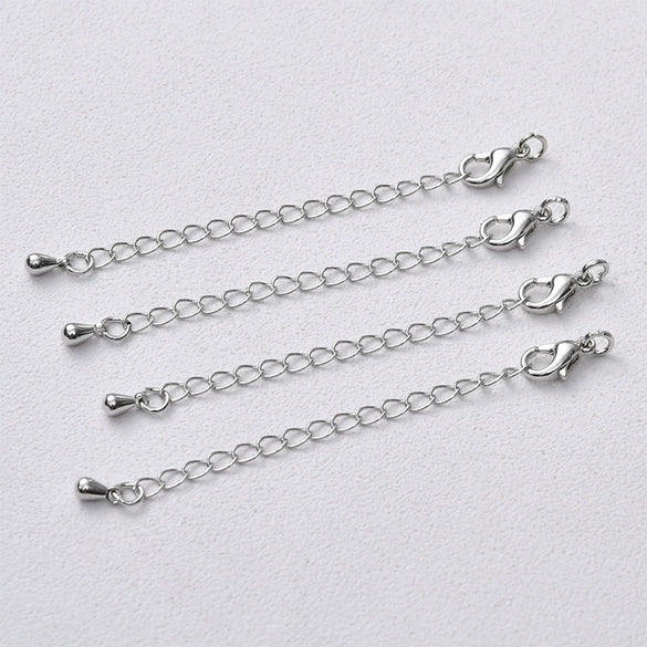 Jewelry Accessories Copper Geometric Electroplated Pearl Chain Bracelet Necklace With Lobster Clasp