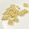 Jewelry Accessories Copper Geometric Three Layer Lantern Beads Electroplated