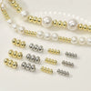 Jewelry Accessories Copper Geometric Three Layer Lantern Beads Electroplated