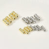 Jewelry Accessories Copper Geometric Three Layer Lantern Beads Electroplated