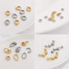 Jewelry Accessories Copper Goldplated Round Bow Tie With Universal Pearl Buckle Electroplating Handmade