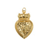 Jewelry Accessories Copper Goldplated Zircon Heart Pendant Light Luxury Cut Out