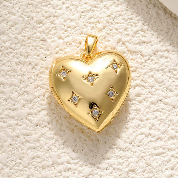 Jewelry Accessories Copper Heart Shape Pendant With Oil Drop Enamel And Leopard Love Design Electroplated