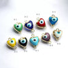 Jewelry Accessories Copper Oil Dripping Eyes Glass Bohemian Style Electroplated Pendant Necklace Bracelet