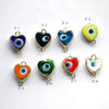 Jewelry Accessories Copper Oil Dripping Eyes Glass Bohemian Style Electroplated Pendant Necklace Bracelet