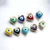 Jewelry Accessories Copper Oil Dripping Eyes Glass Bohemian Style Electroplated Pendant Necklace Bracelet