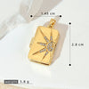 Jewelry Accessories Copper Pendant With Star Moon Peach Heart Geometric Constellation Micropaved Design