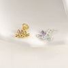 Jewelry Accessories Copper Small Flower Pendant Electroplated With Strong Color Retention