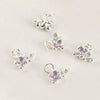 Jewelry Accessories Copper Small Flower Pendant Electroplated With Strong Color Retention